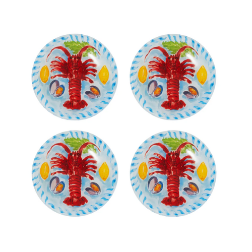 hand painted lobster plates